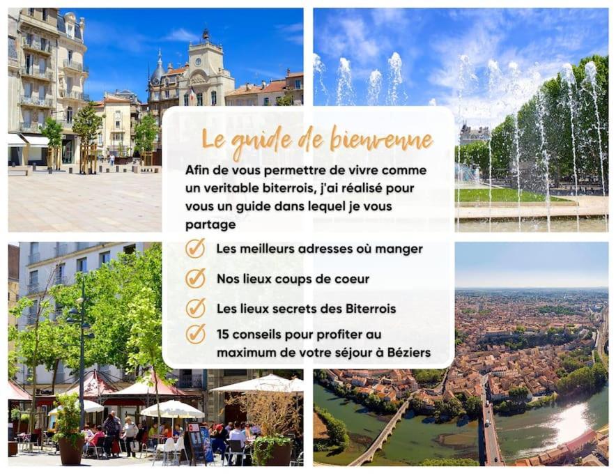 Studio Bien Equipe A 2 Pas De La Gare Béziers Exteriér fotografie